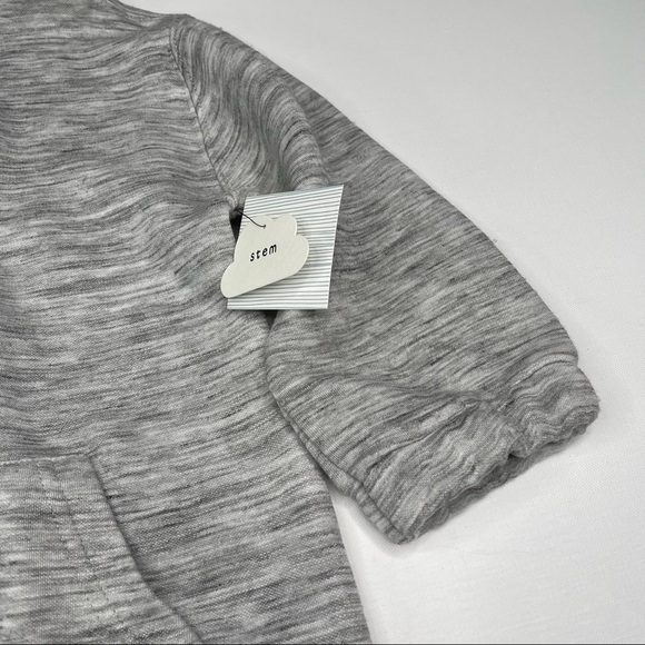 Tucker + Tate Dress Sweatshirt Casual Soft Hoodie Grey Play School Outdoor 5 New - Picture 3 of 11